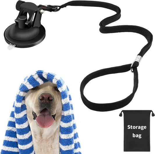 Dog Bathing Tether Suction Cup, Grooming Restraint for Small Medium Dog Cat