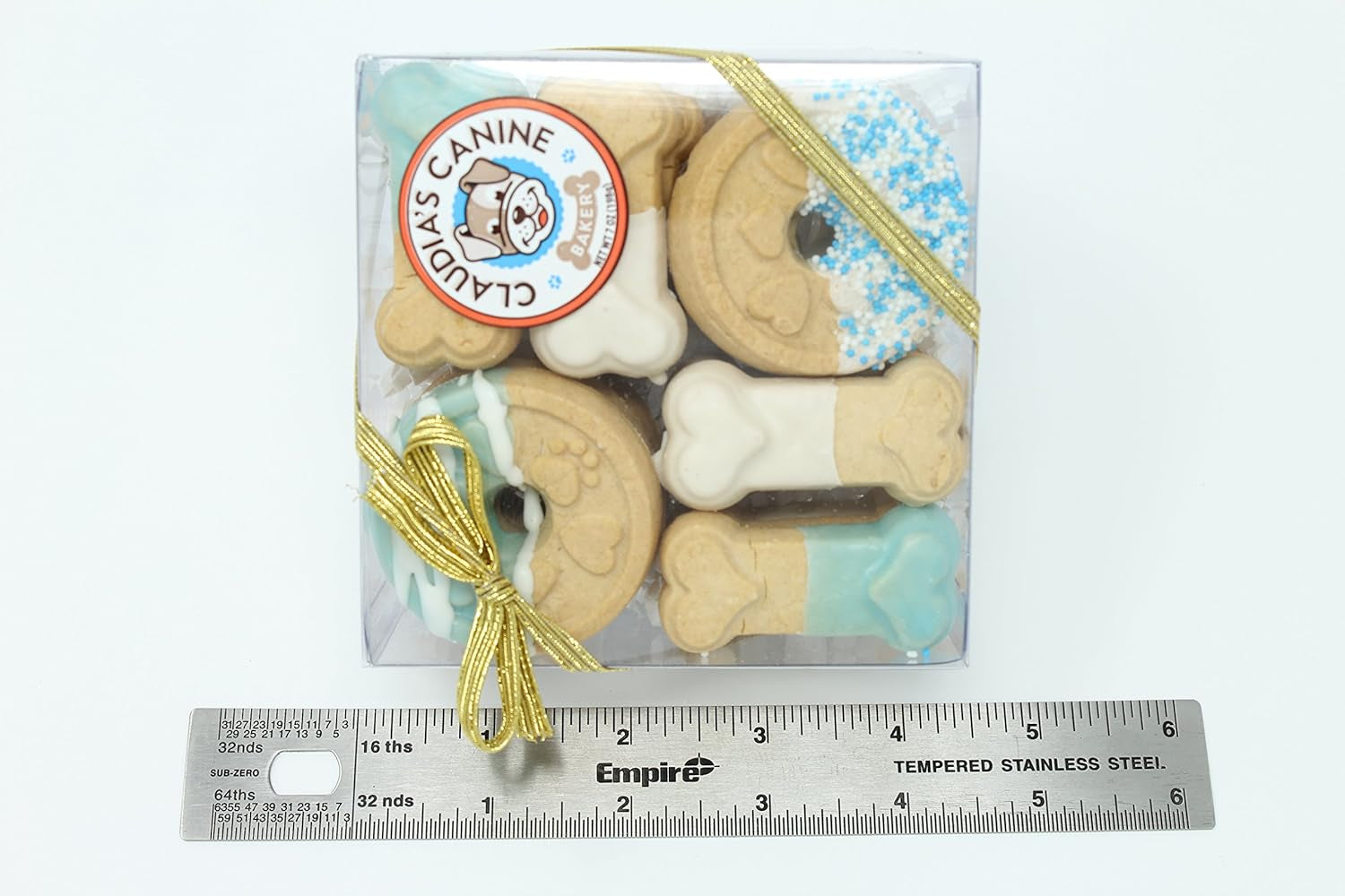 Claudia'S Canine Bakery - Blue Buddies Signature Gift Box of Gourmet Dog Cookies