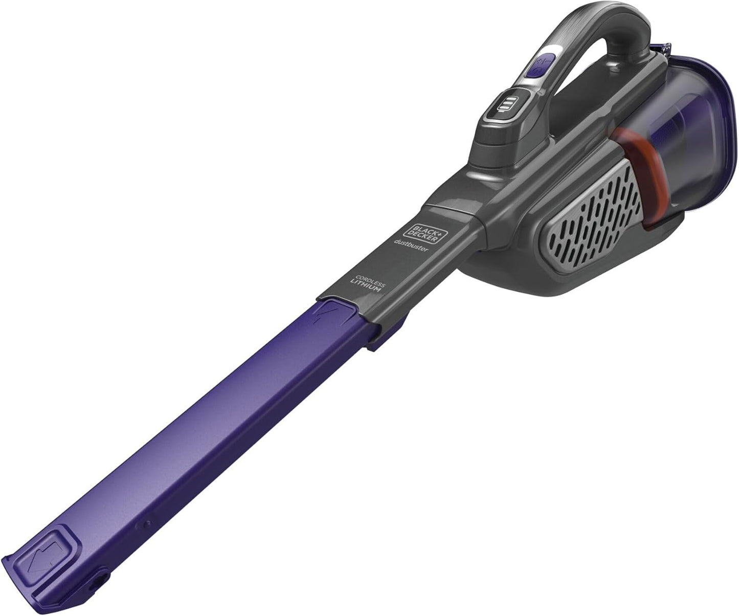 BLACK+DECKER Dustbuster Furbuster Pet Hair Vacuum with Motorized Pet Hair Brush, Handheld Vacuum Cordless for Home and Car, Rechargeable, Portable, Powerful Suction, Advancedclean (HHVK515JP07)
