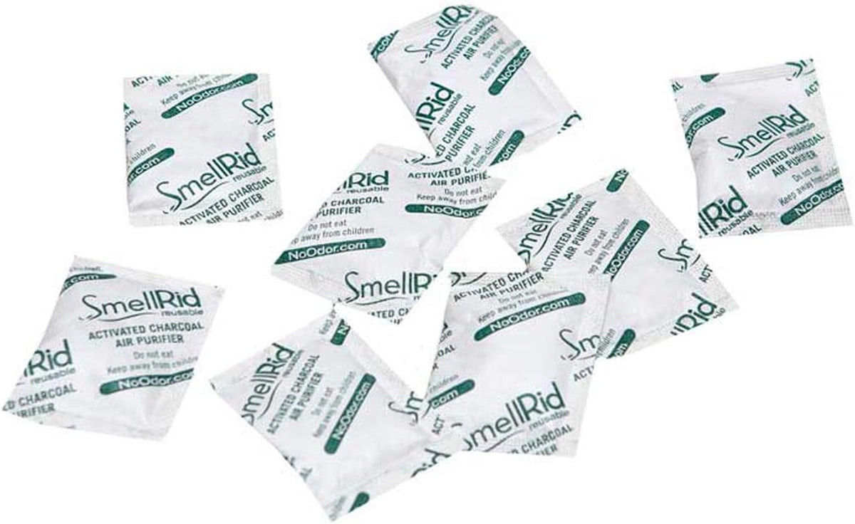 SMELLRID Activated Charcoal Odor Remover, 100 Pack