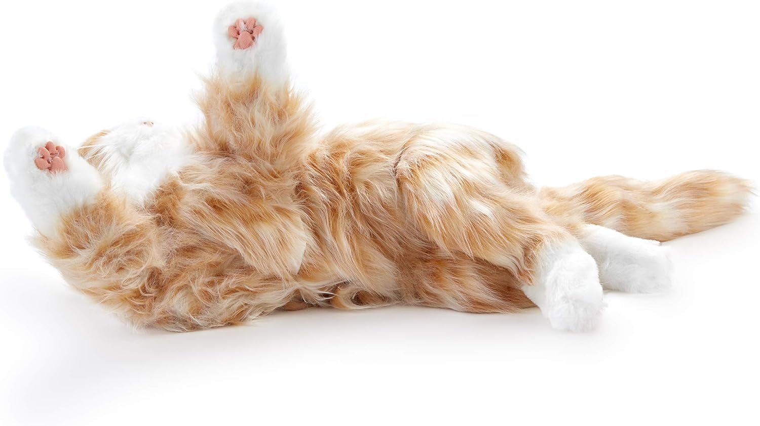 JOY for ALL - Orange Tabby Cat - Interactive Companion Pets - Realistic & Lifelike, 10.5 Inch