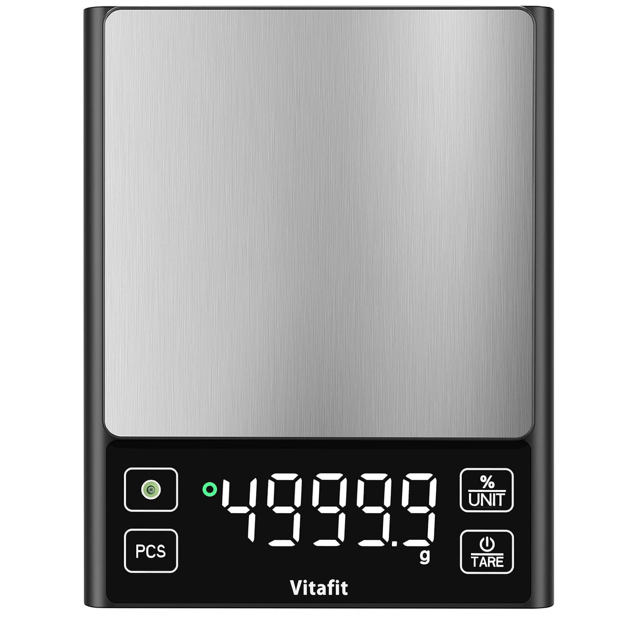 Vitafit 11Lb Digital Food Scale High Accuracy 0.1G, Kitchen Scale Big LED