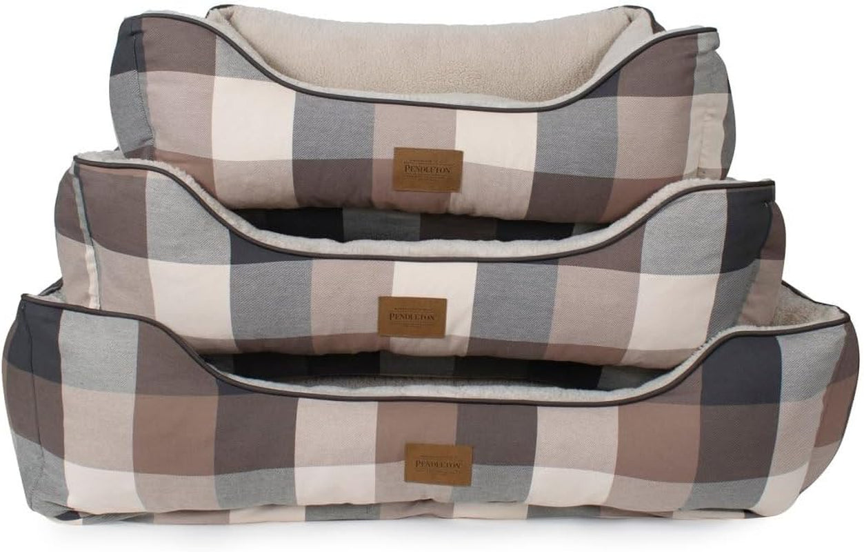 Pendleton Cotton Kuddler Dog Bed, Sherpa Interior (X-Large)
