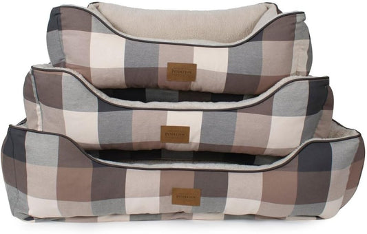 Pendleton Cotton Kuddler Dog Bed, Sherpa Interior (X-Large)