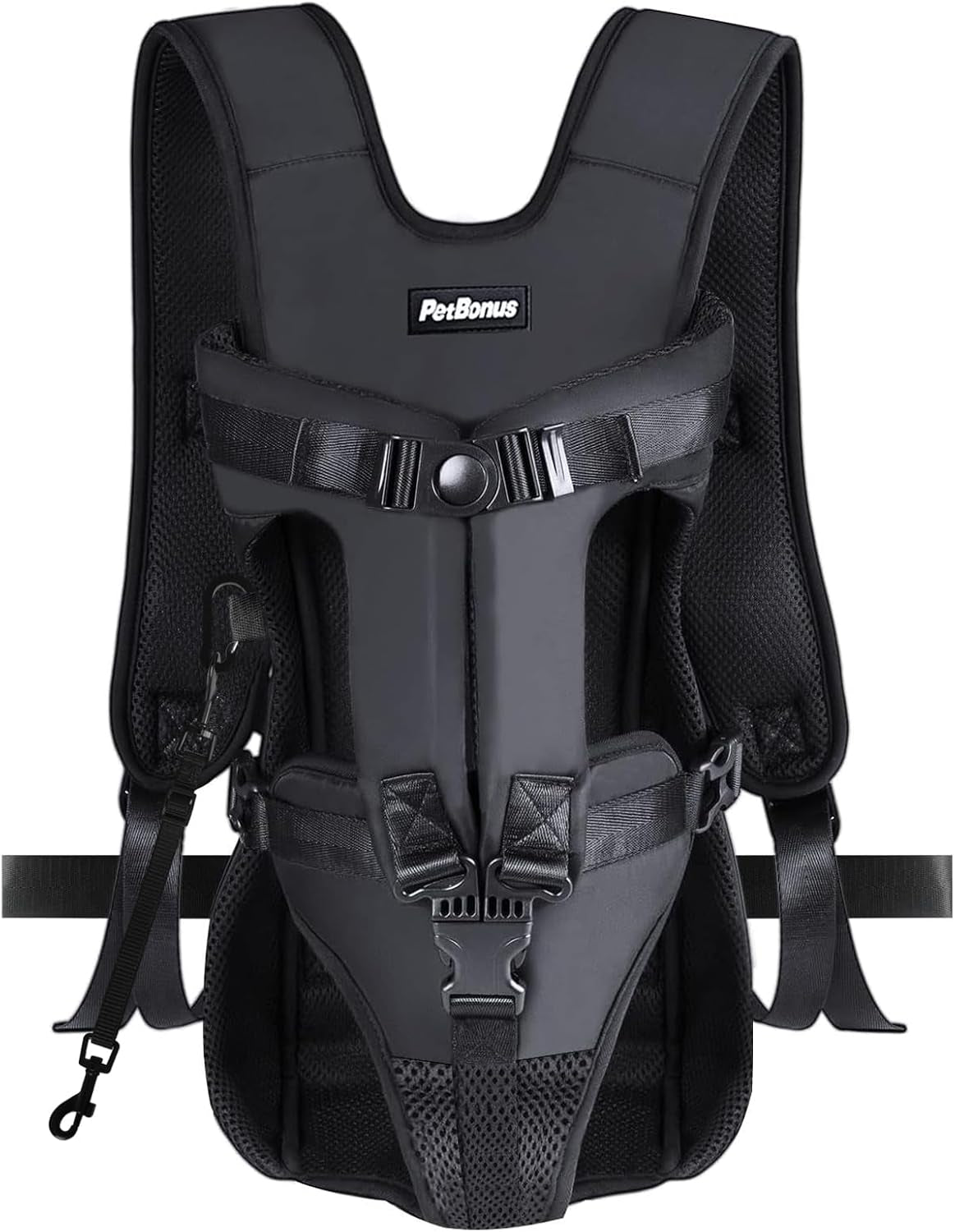 Dog Front Carrier Backpacks, Legs Out Easy-Fit Puppy Chest Carrier