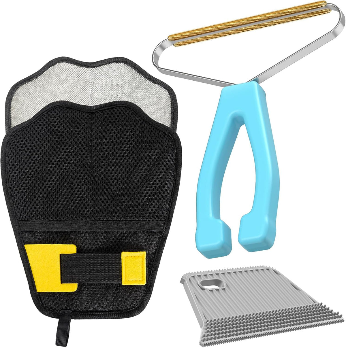 Pet Hair Remover 3-Pack,Dog Cat Fur Removal Tool,Portable Carpet Scraper