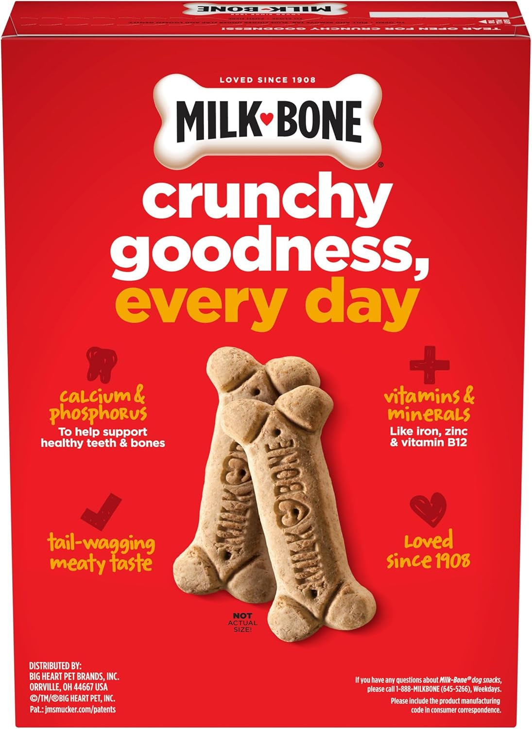 Milk-Bone Original Biscuits, Medium Dog Treats, 24 Oz. Box