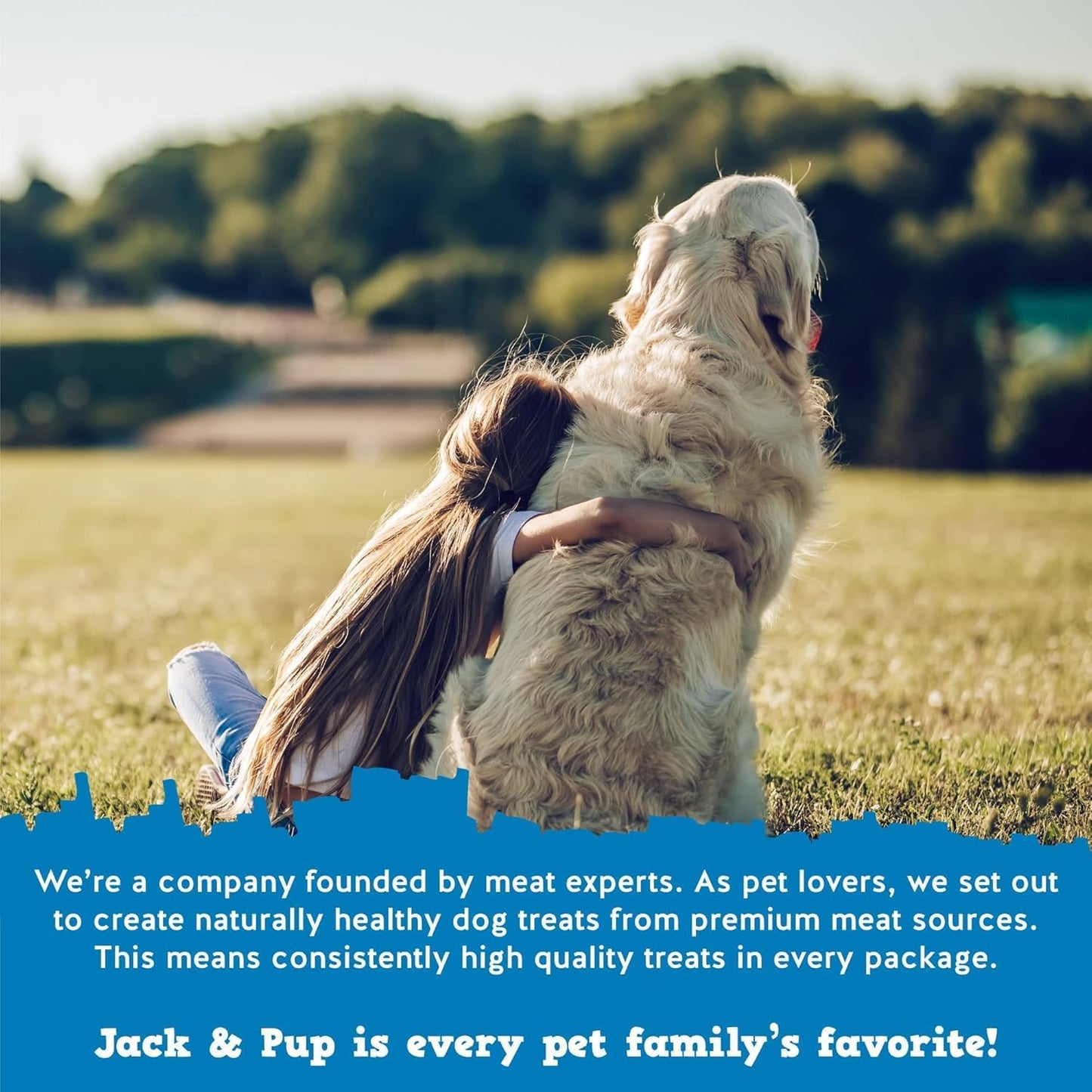Jack&Pup Marrow Bones for Dogs, Long Lasting Dog Bones for Large Dogs, 6" Marrow Bone, Natural Beef Bone (1 Pack)