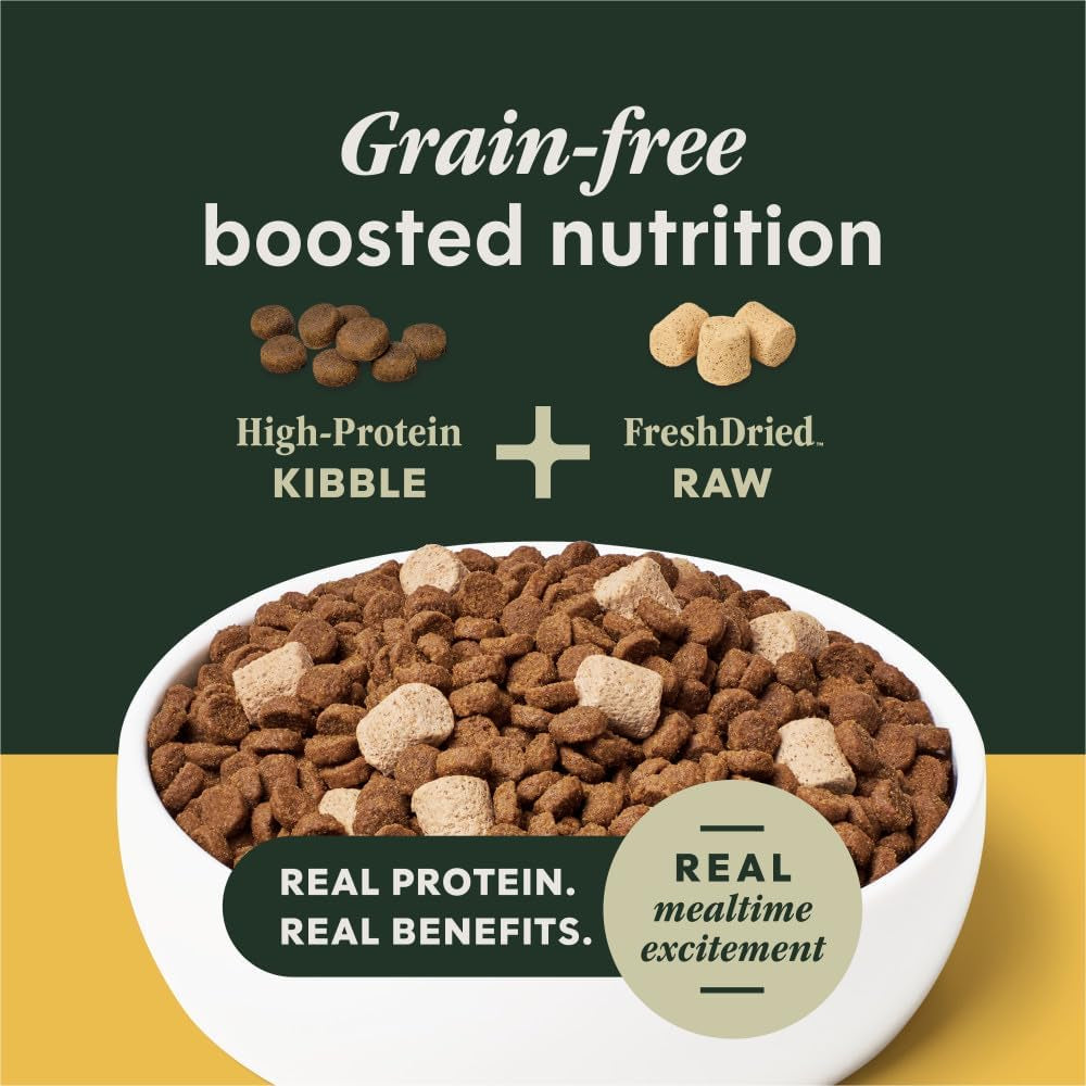 Instinct Rawboost Small Breed, Natural Dry Dog Food with Freeze-Dried Pieces, High Protein, Grain-Free Recipe - Real Chicken, 3.5 Lb. Bag