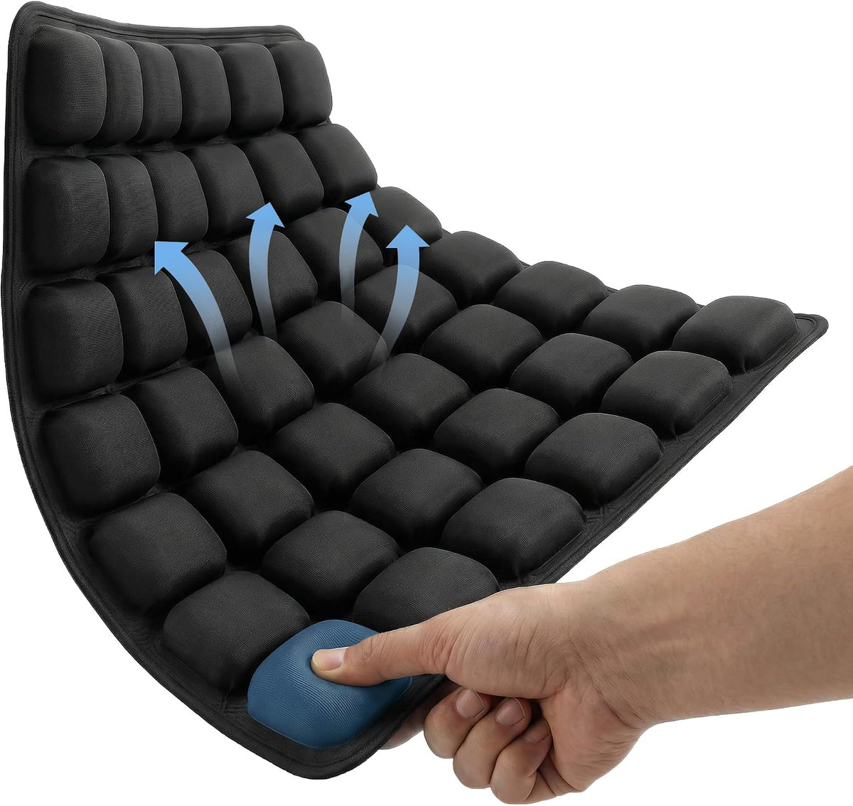 Travel Cushion,Inflatable Seat Cushion for Airplanes,Built-In Air Pump