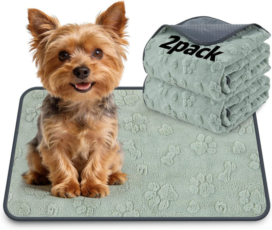 LOOBANI Washable Puppy Pads, 18"X24" Reusable Pee Pads, 2-Pack