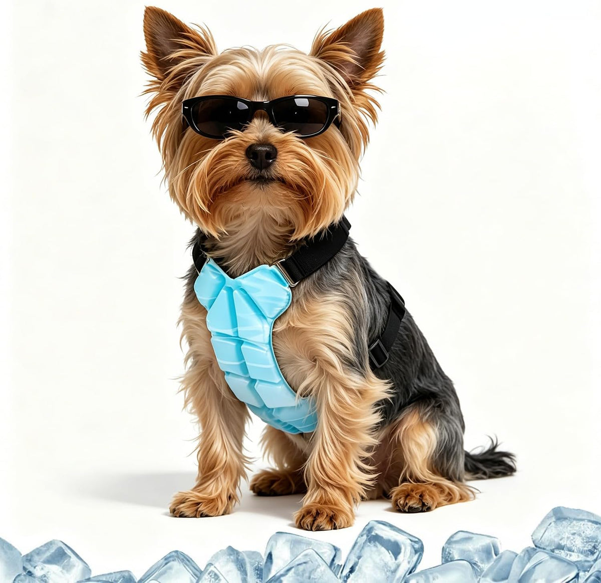 Lightweight Dog Cooling Vest Lighter than Water Shirts, Summer Heat Relief Pet Cool Vest, Anxiety Relief Dog Cooler to Keep Pets Cool in Hot Weather