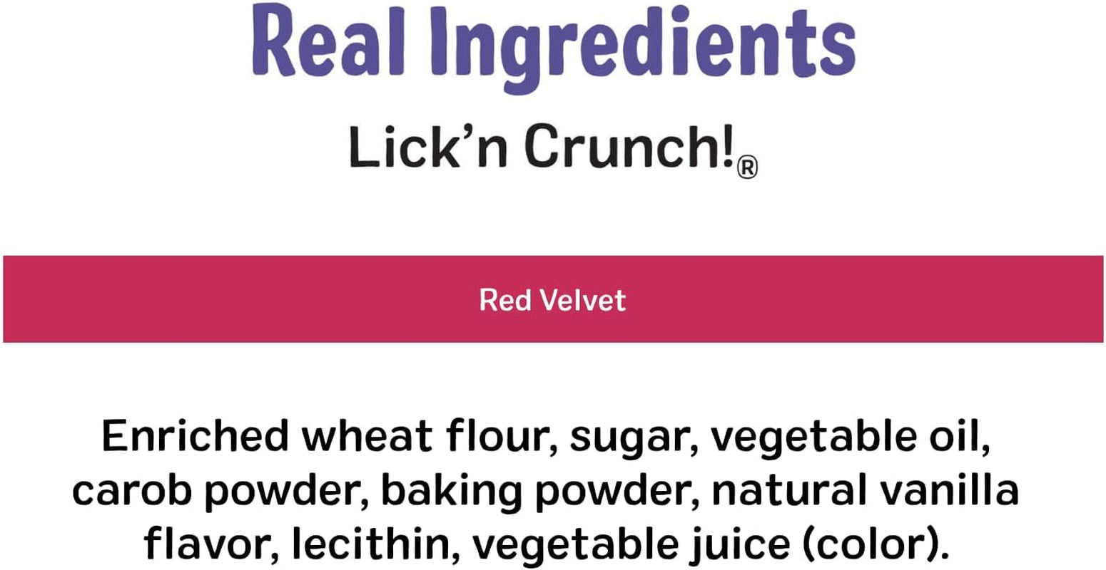 Three Dog Bakery Red Velvet Valentine'S Day Lick'N Crunch 13 Oz
