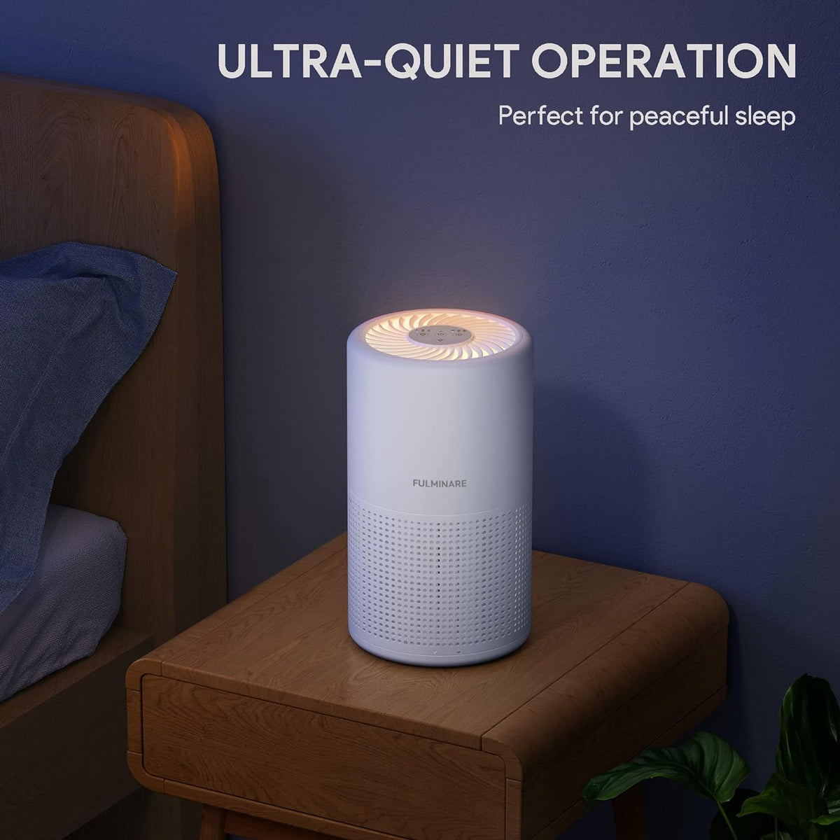 Air Purifiers for Bedroom, FULMINARE H13 True HEPA Filter up to 1086 Ft²