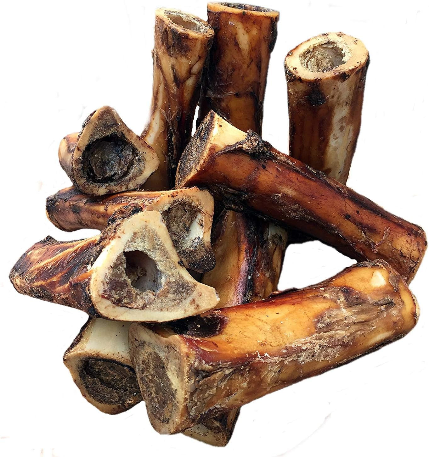 K9 Connoisseur Beef Marrow Large Dog Bones Long Lasting for Aggressive Chewers - USA Made Single Ingredient Champ Bones for Large Dogs over 50 Pounds - 10 Pack
