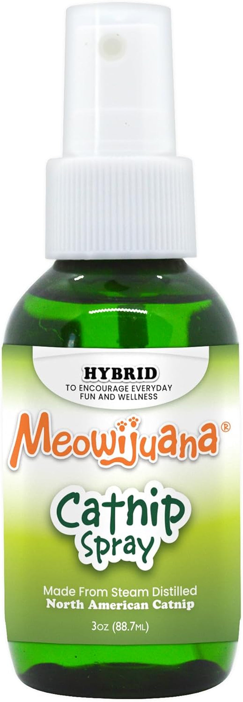 Meowijuana Premium Catnip Spray - 3 Oz. | High Potency Formula | Natural Formula for Pet Owners & Multi-Cat Households | Enhance Playtime & Relaxation | Perfect for New Cat Owners