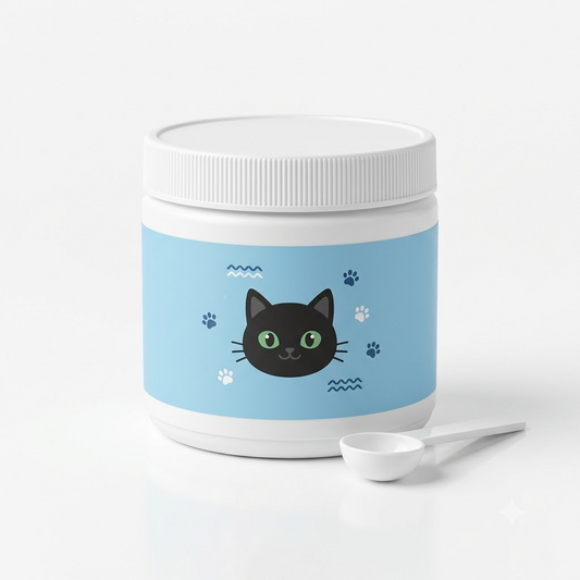 Kittysupps Taurine for Cats, Kittysupps Taurine Supplement - 99.9% Pure Taurine Supports Vitality & Coat Health, Easy to Mix in Food, with Dosing Spoon, 200G