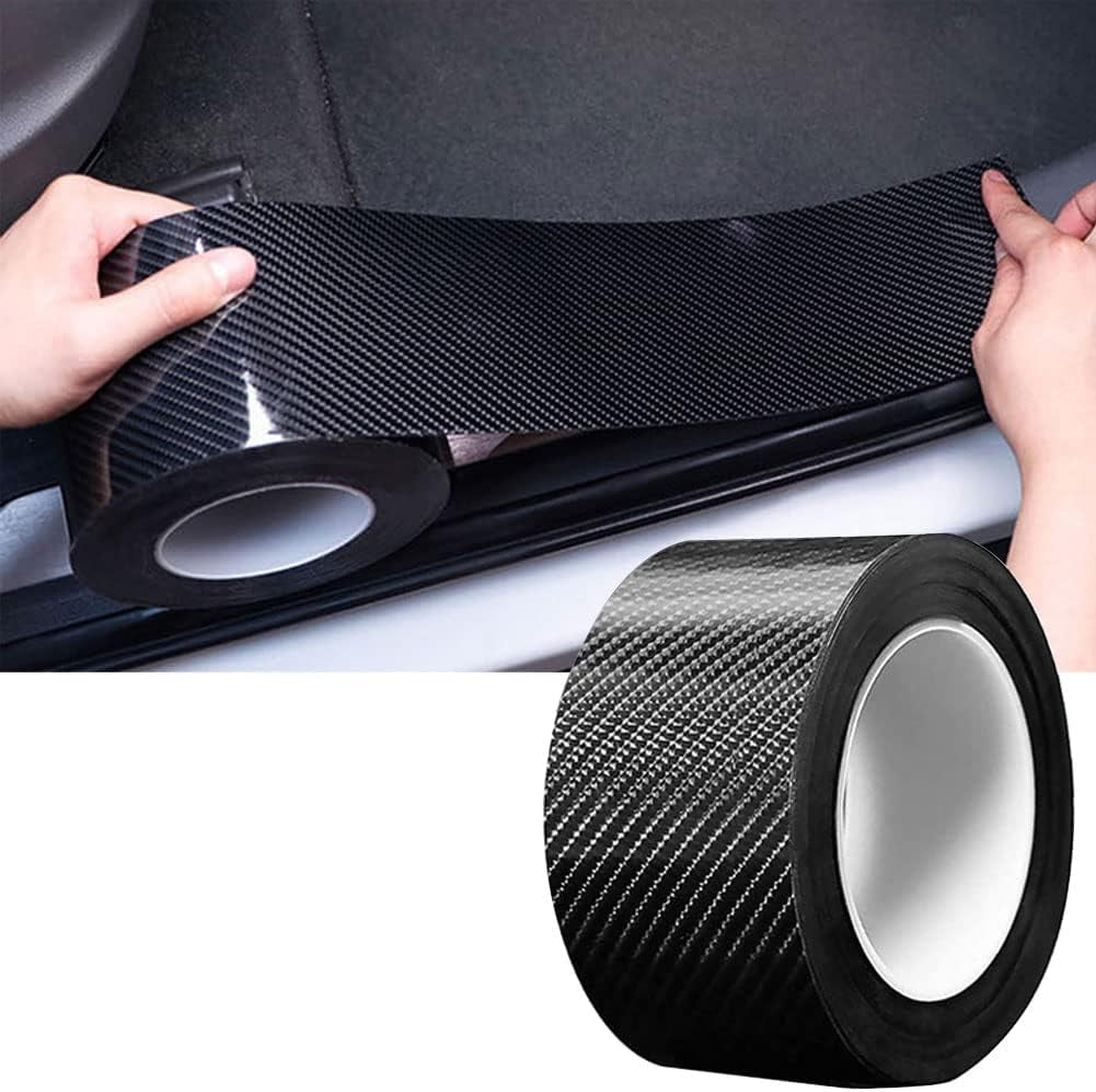 Car Door Edge Entry Guards Sill Protector Automotive Tape (Black, 2In*33Ft)
