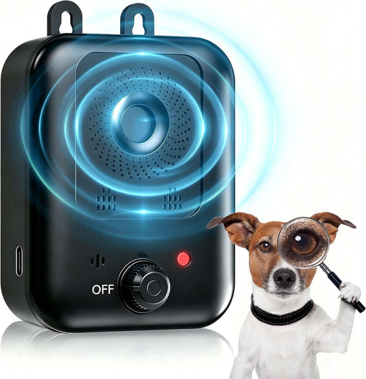 Ultrasonic anti Barking Device, 3 Modes Waterproof Bark Control, Rechargeable for Small Medium Large Dogs