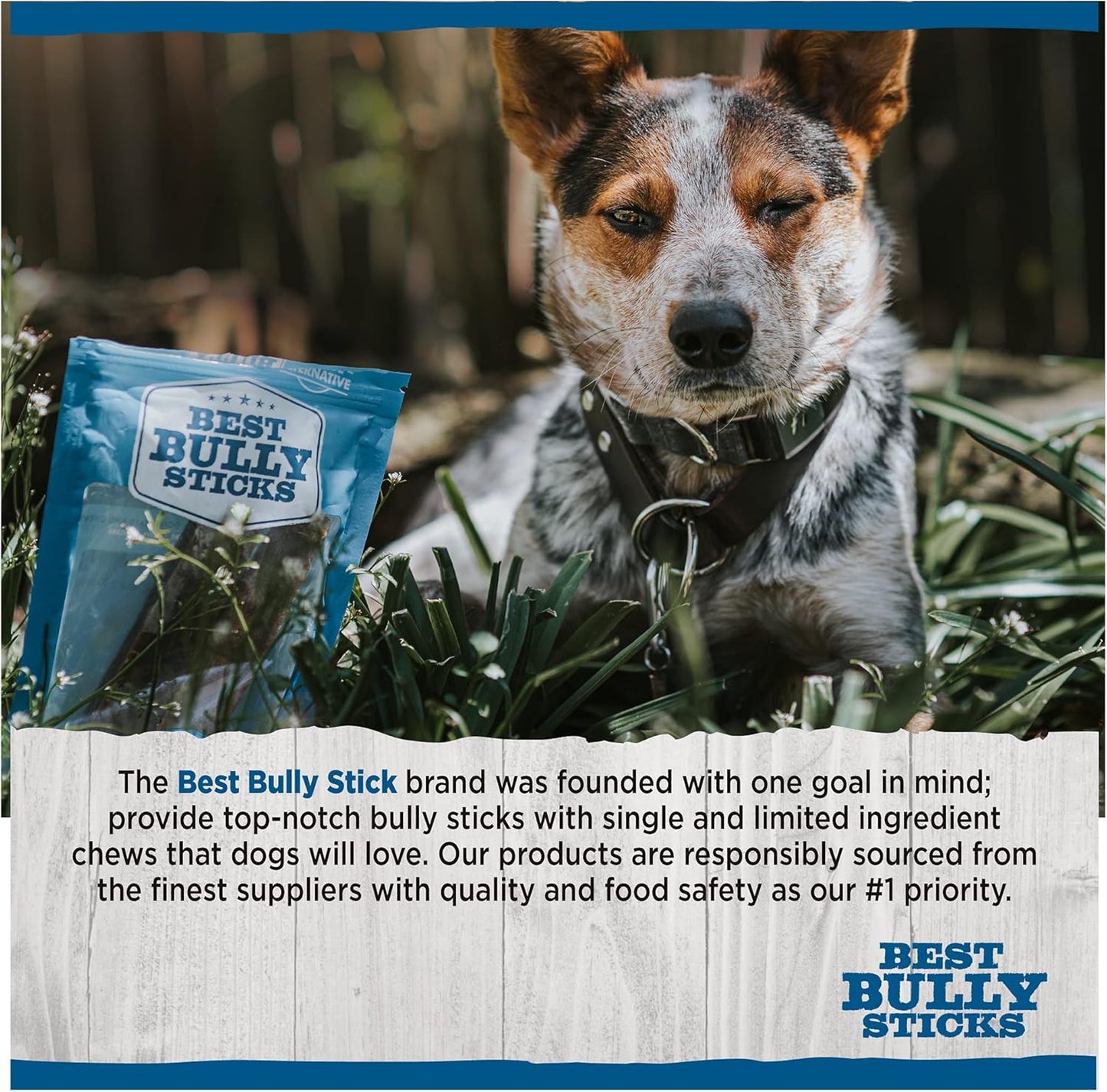 Best Bully Sticks Peanut Butter Roll Ups for Dogs - 7 Inch 4 Count (Pack of 1) - All-Natural, Easily Digestible - Small Breeds