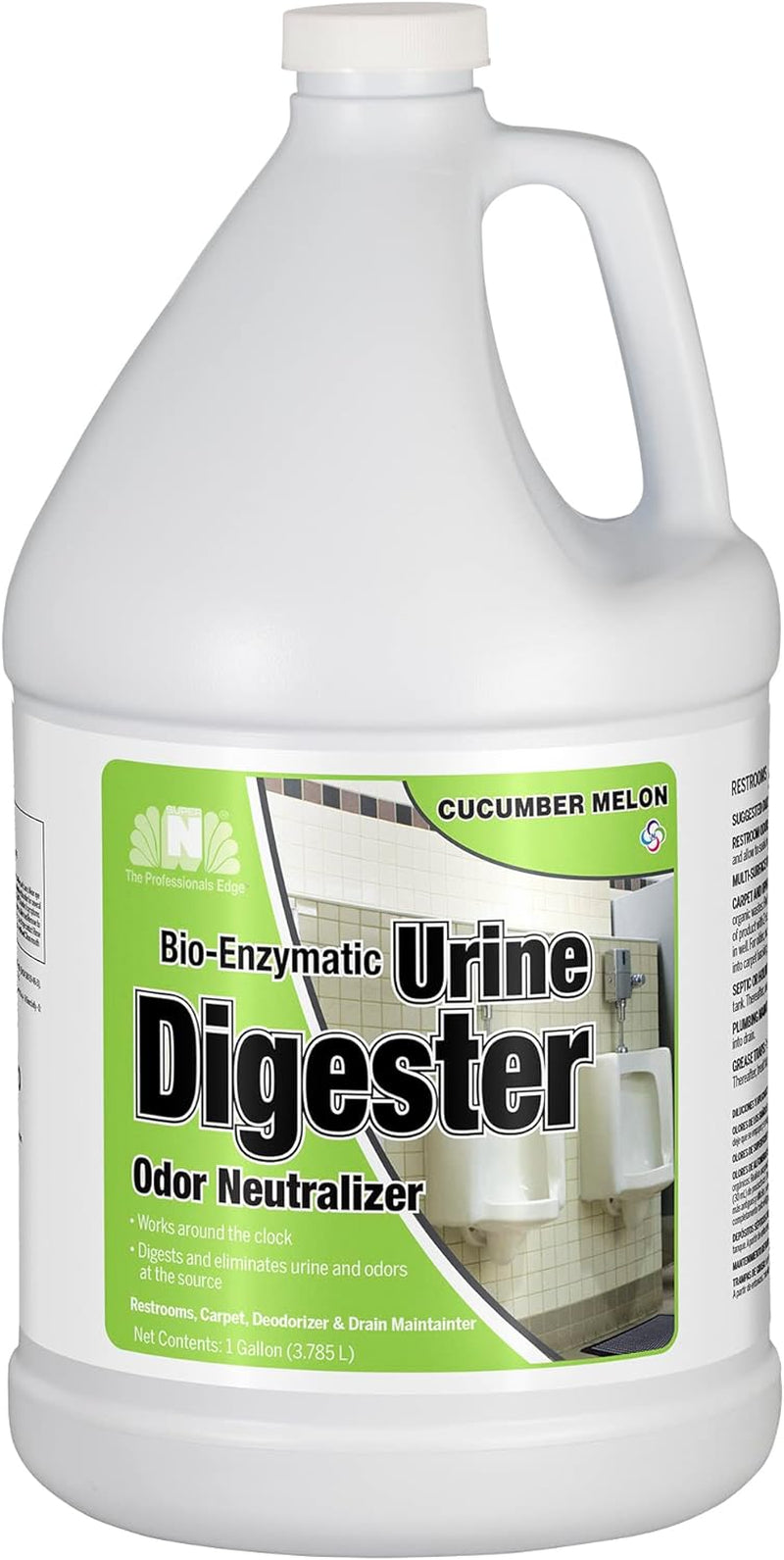 Nilodor BEON Urine Enzymatic Cleaner with Odor Neutralizer for Pet Dog, Carpet, and Bathroom, 1 Gallon, Cucumber Melon
