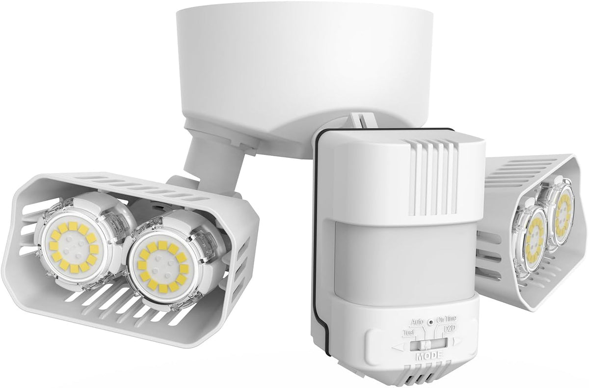 SANSI 28W 3500LM Motion Sensor Outdoor Lights, IP65 5000K (White)