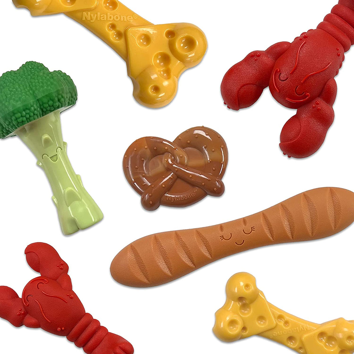 Nylabone Lobster Power Chew Toy for Dogs, Dog Toys for Aggressive Chewers