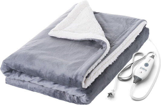 Pure Enrichment Weightedwarmth 2-In-1 Heated Weighted Blanket, 13 Lb