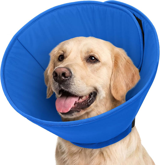 Soft Cone for Large Dogs, Adjustable Dog Cones to Stop Licking