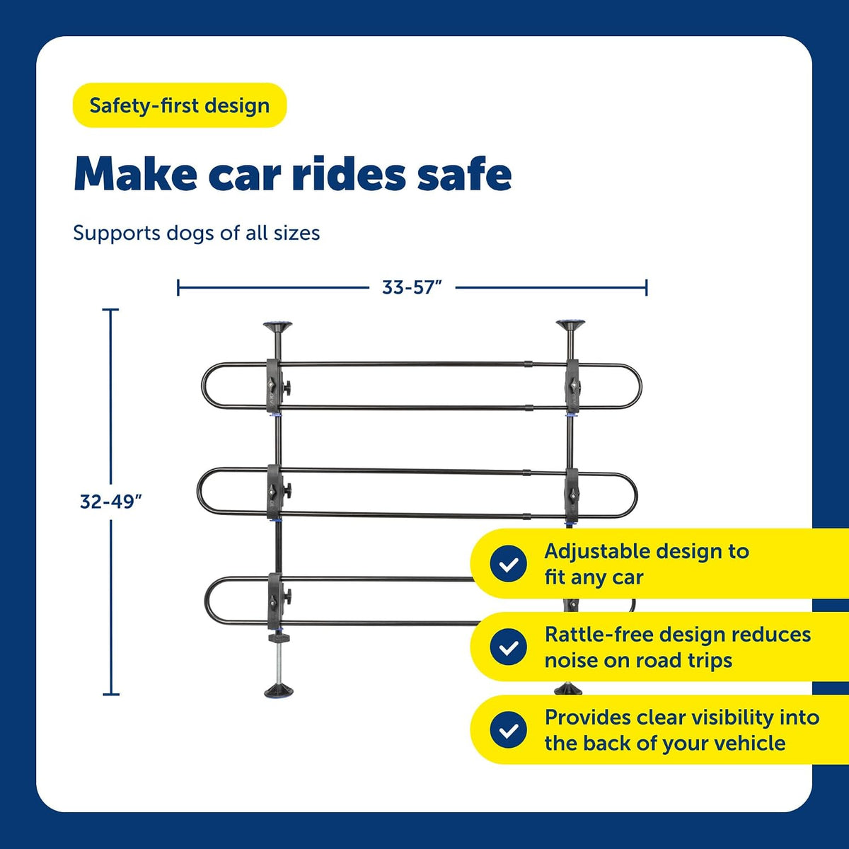 Petsafe Happy Ride Metal Dog Barrier