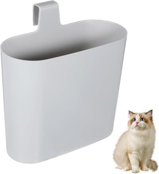 Balacoo Cat Litter Scoop Holder Scoop Stand for Litter Box Side Hanging Storage Holder Compact Easy-Clean Cat Shovel Base for Indoor Cats Rounded Corners 6.29 X 5.98 X 3.14 In