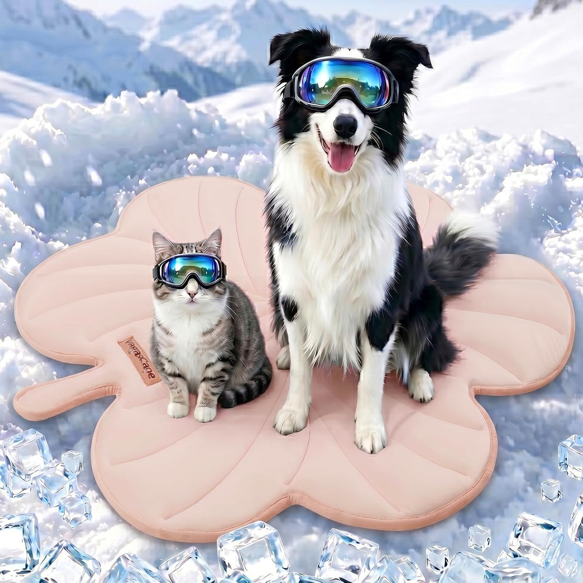 Dog Cooling Mat Washable Pet Cooling Mat, Self Cooling Mat for Dogs Large