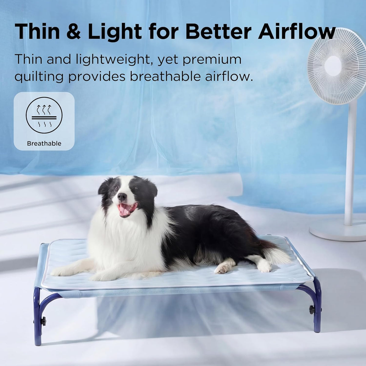 Bedsure Dog Cooling Mat Extra Large,Washable Breathable Qmax>0.4 Cool Fiber