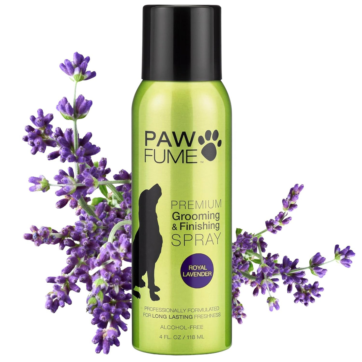 PAWFUME Dog Detangler Grooming Spray, Royal Lavender, 1-Pack