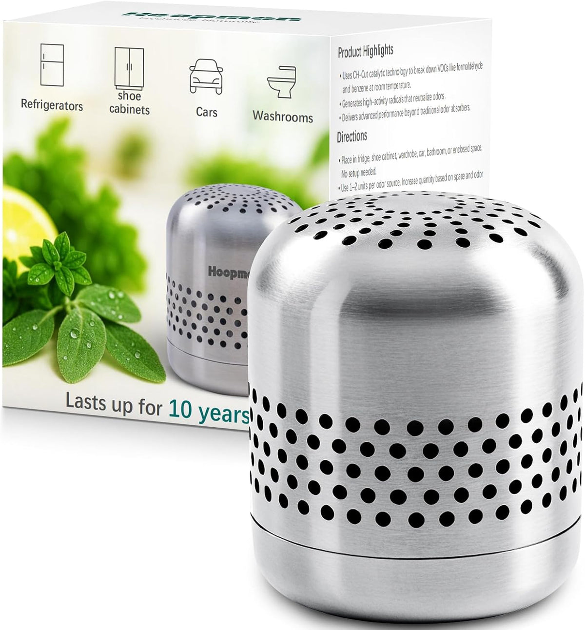 Fridge Deodorizer, up to 10 Years, Refrigerator Odor Eliminator