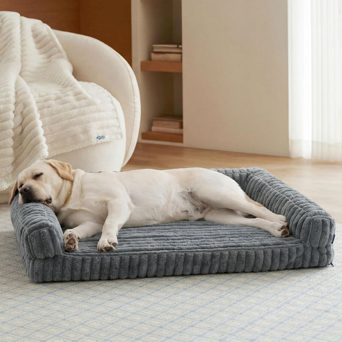 Bedsure Comfyfleece® Memory Foam Orthopedic XL Pro Dog Bed 45"
