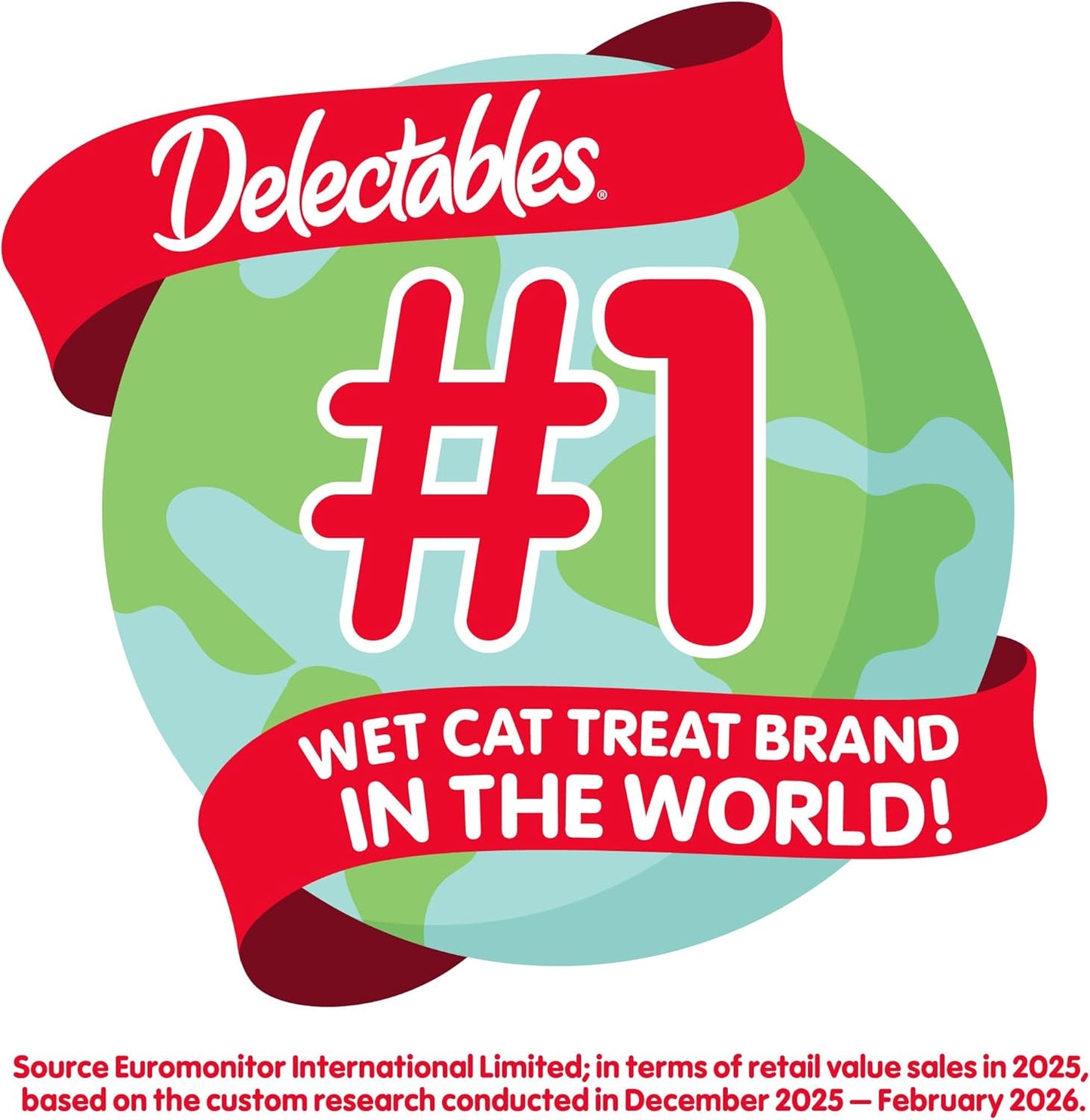 Delectables Squeeze up Variety Pack, Creamy Squeezable Puree, Lickable Wet Cat Treats, Grain Free, No Added Fillers, No By-Products, No Added Preservatives, 0.5 Ounces Tube, 24 Tubes Total