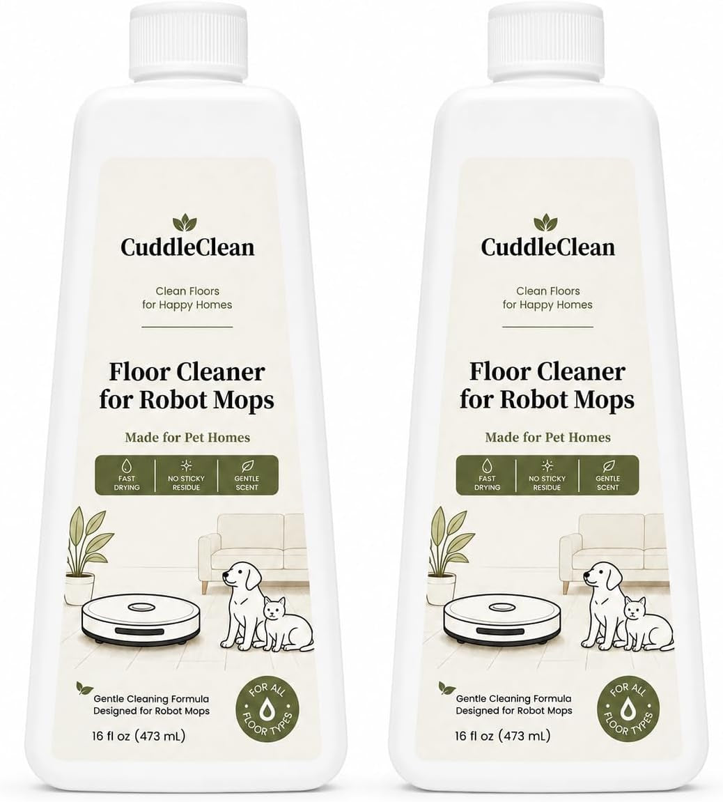 Pet Friendly Floor Cleaner for Robot Mops, 32 Fl Oz, Pet Odor Neutralizer