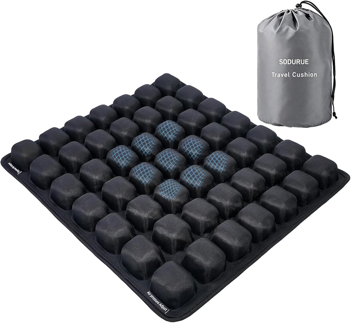 Sodurue Inflatable Travel Cushion, Airplane Seat Cushion for Long Flights
