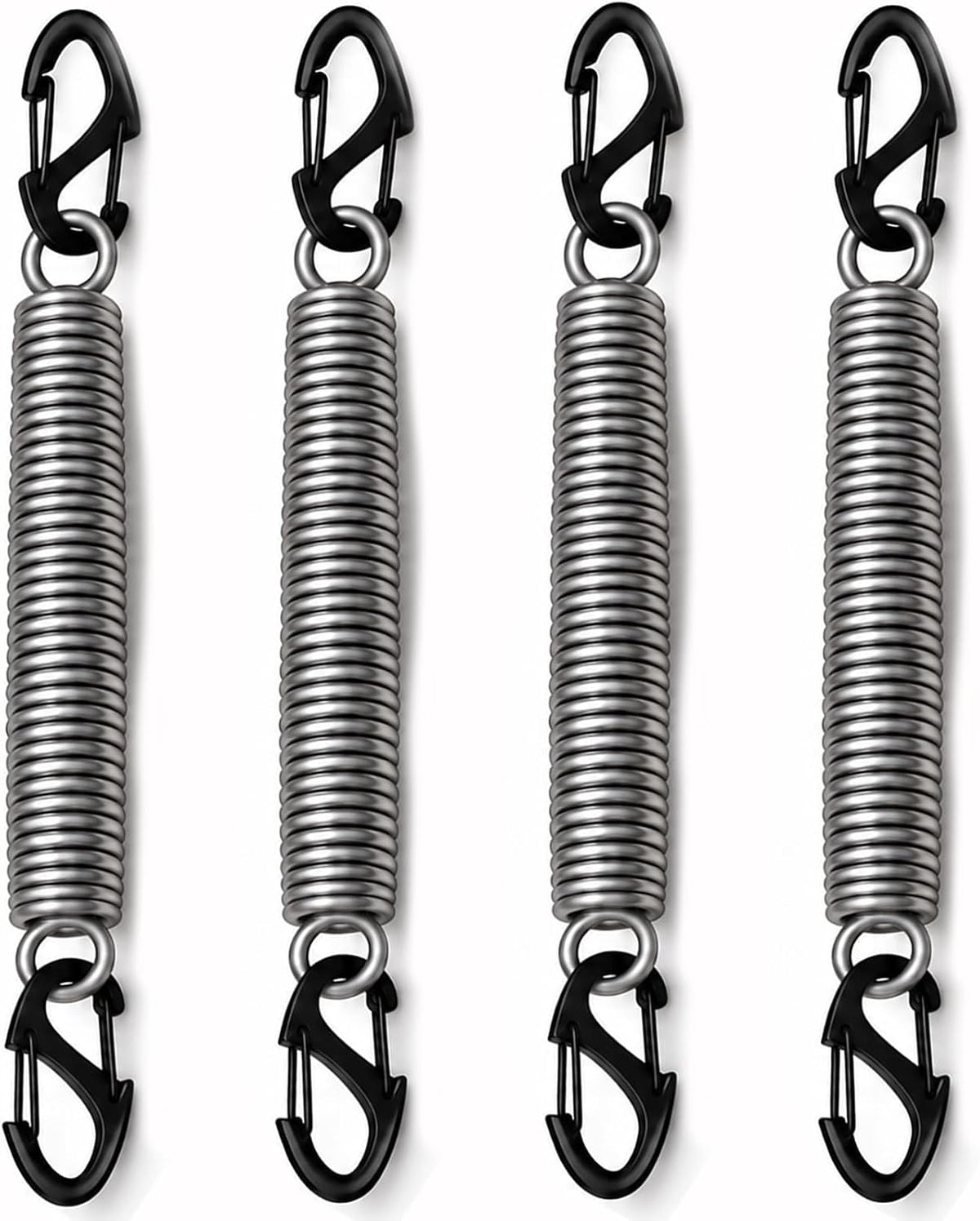 Heavy Duty 8" Shade Sail Spring Tension Kit,Shock Absorbing Buckle
