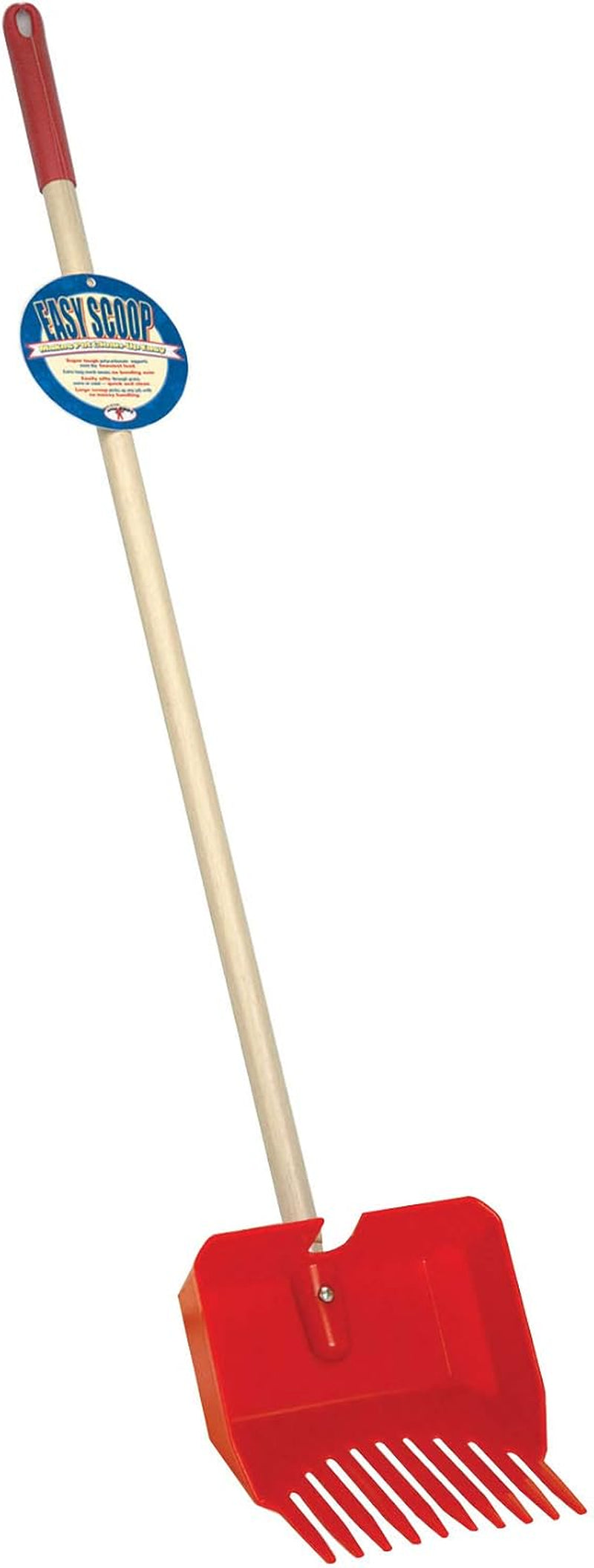 LITTLE GIANT Pet Poop Scooper - Pet Lodge - Easy Scoop Pooper Scooper with Wooden Handle (Item No. ES1)
