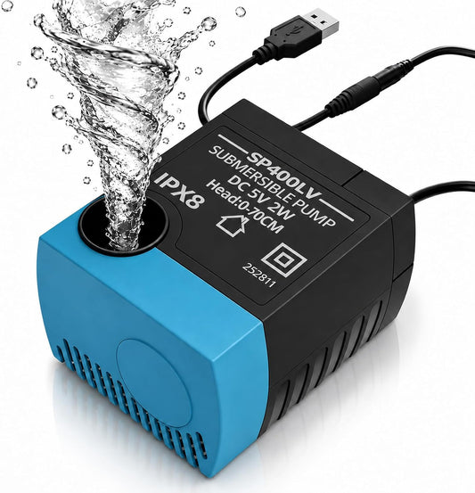 SP-400LV Submersible Pump,Replacement Cat Water Fountain Pump,Ultra-Quiet