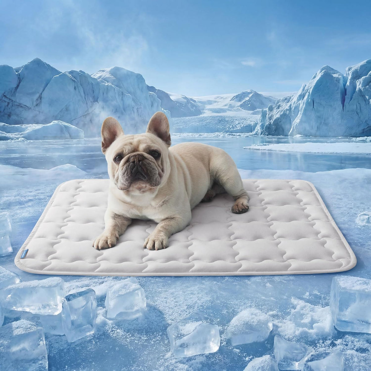 Bedsure Arcticmax™ Cooling Mat for Medium Dogs,Q-Max>0.5 Chill Fiber,29In