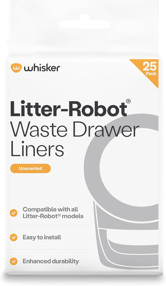 Litter-Robot Waste Drawer Liners by Whisker, 25 Pack