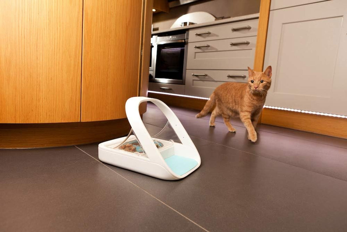 Sure Petcare -Sureflap - Surefeed - Microchip Pet Feeder - Selective-Automatic Pet Feeder Makes Meal Times Stress-Free, Suitable for Both Wet and Dry Food - MPF001