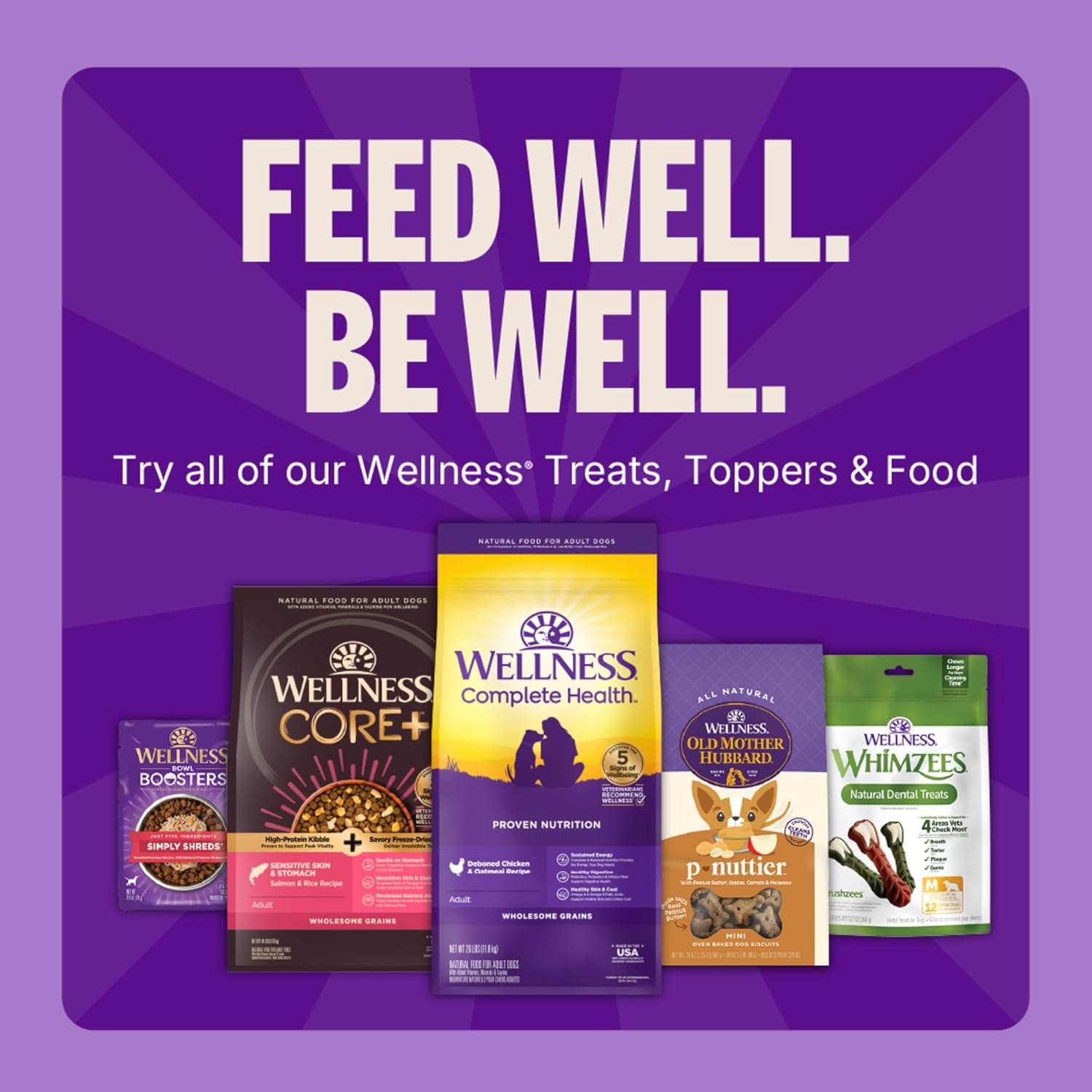 Wellness CORE Tiny Trainers Dog Treats, Natural, Grain Free, Lamb and Apple Recipe, 6 Oz Bag
