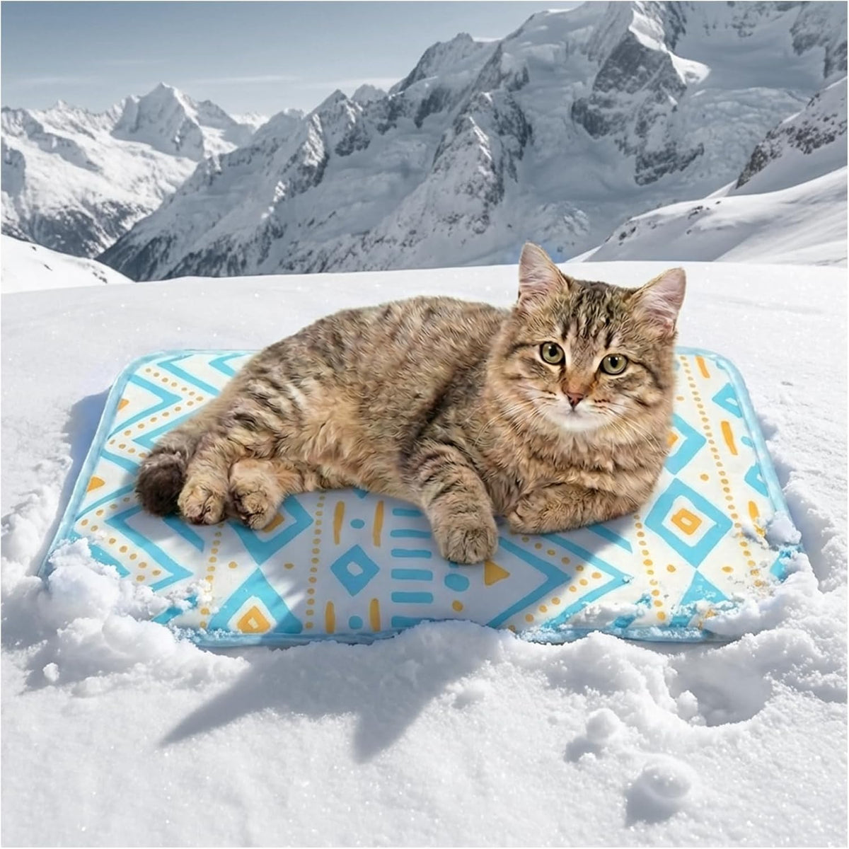 Furrybaby Cooling Mat for Dogs,Stylish Patterns,Self Cooling Indoor Outdoor