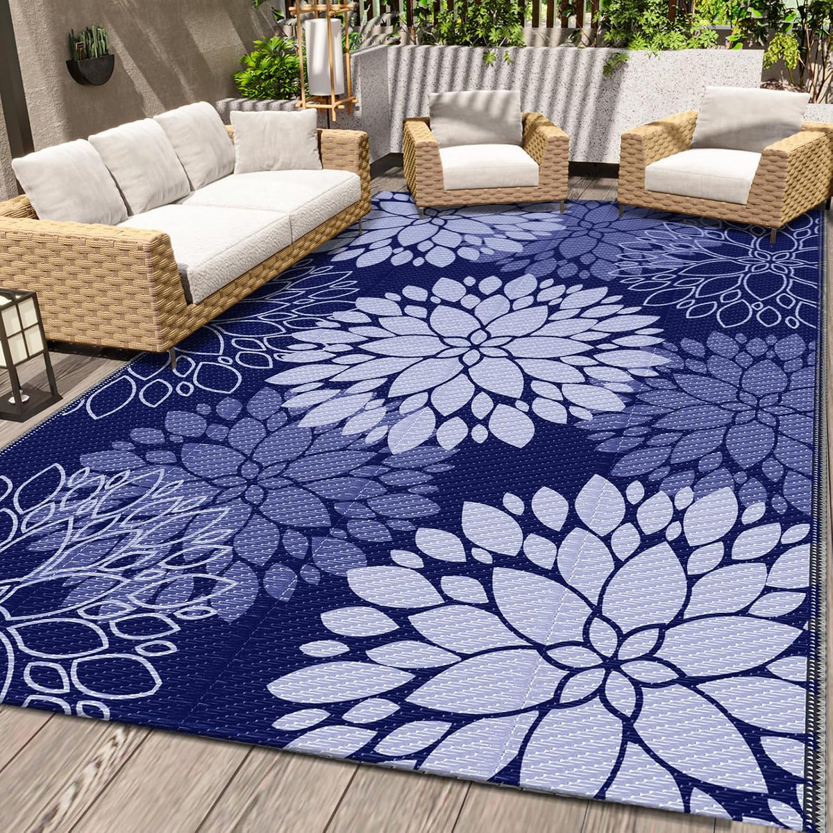 Outdoor Rug Outdoor Plastic Straw Rug Patio Mat Large Area Rug Outdoordecor