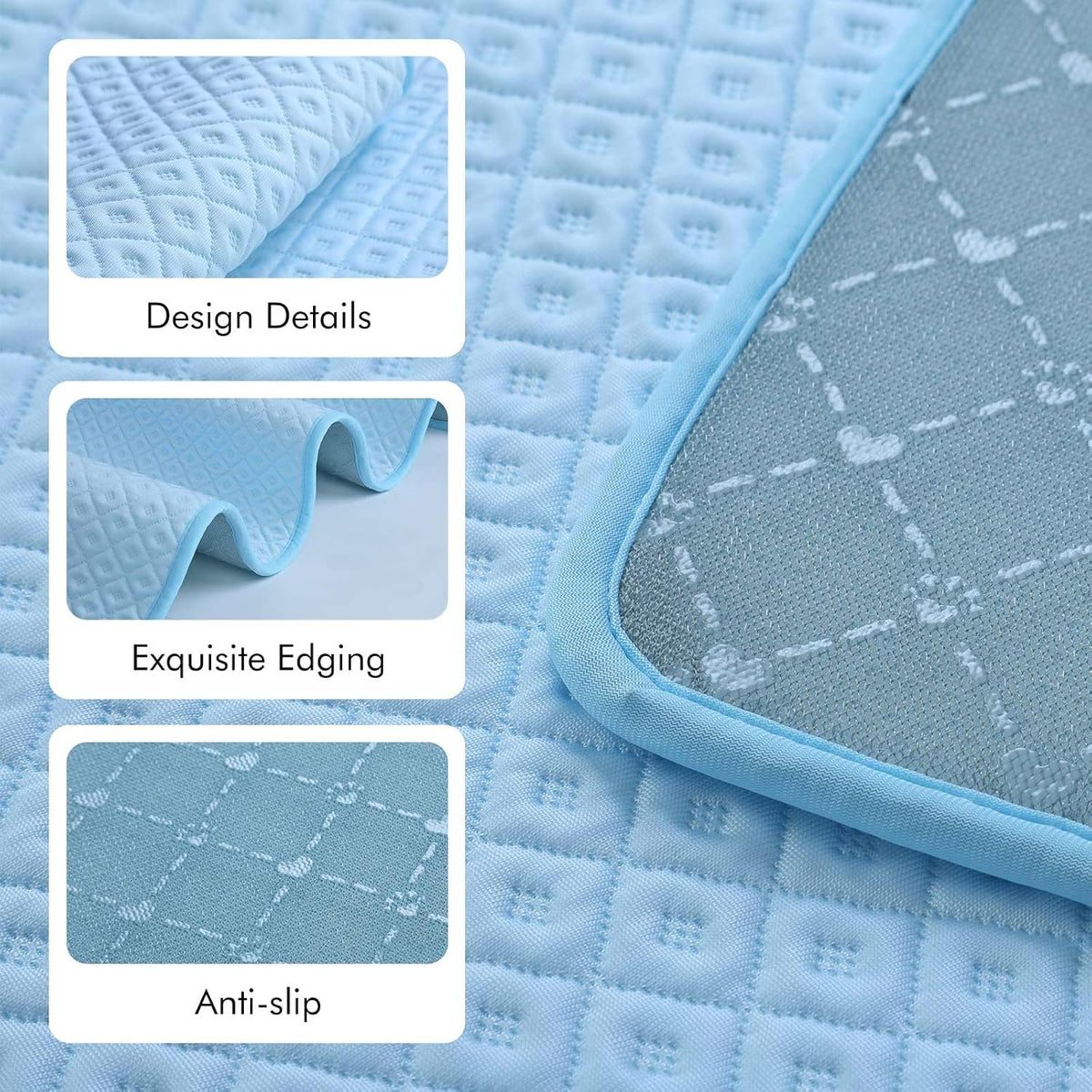 Dog Cooling Mat, Self Cooling Non-Gel Cooling Mat for Dogs Cat Use