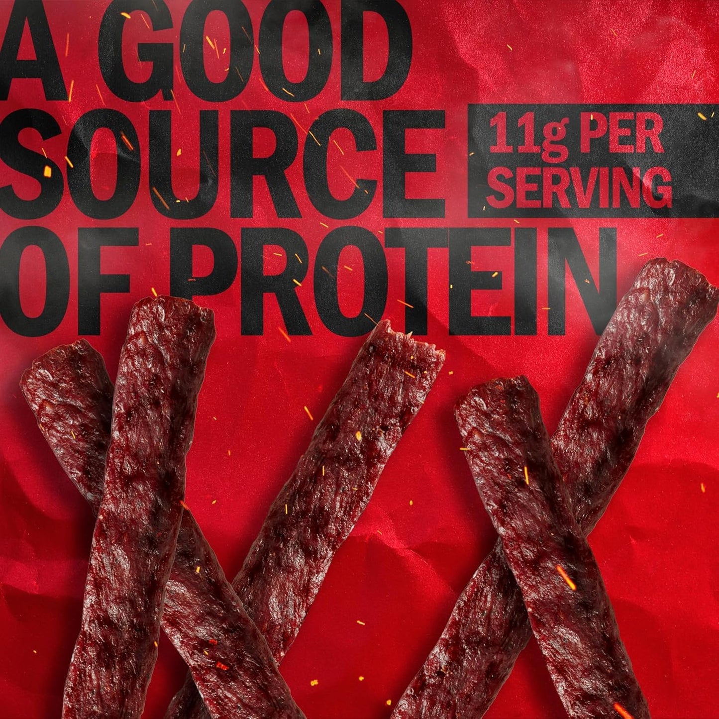 Jack Link'S Peppered Beef Jerky Steaks - Ready to Eat Real Meat Protein Snacks - 11G Protein per Serving - Made with 100% Real Beef - (12 Pack) 1 Oz Meat Snacks